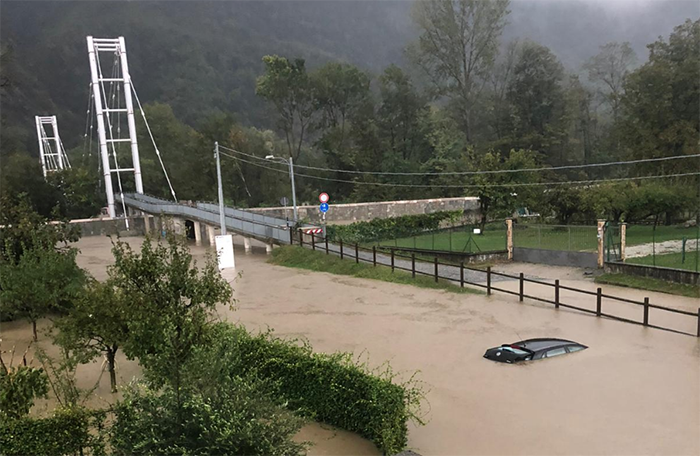  Maltempo nel Vco, esonda la Toce, sfollati a Ornavasso e Omegna. I fatti della notte. Foto e video