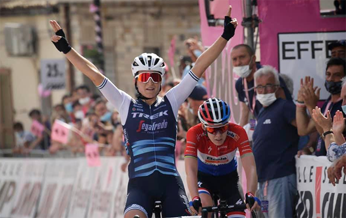 Elisa Longo Borghini fa sua la penultima tappa del Giro Rosa 2020