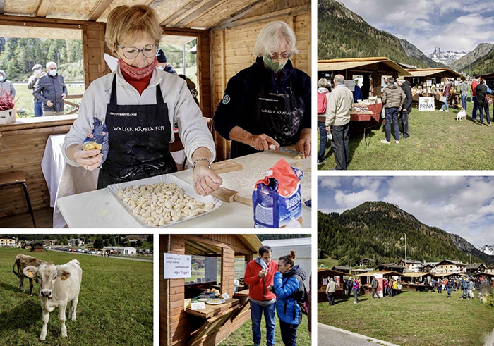 A Formazza la festa dedicata alle patate d'alta quota, è la Walser Flàpfla fest. Foto