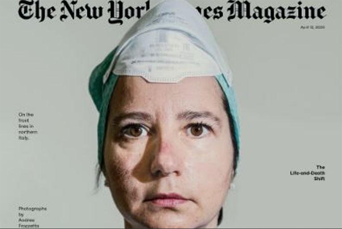 A Domodossola incontro con il fotografo e l'infermiera finita sul New York Times: "I miei ritratti in prima linea"