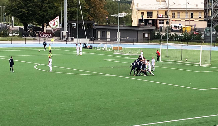 Beffa per la Juve Domo, si fa raggiungere dal Cossato ed al 92° subisce il gol del 2-1