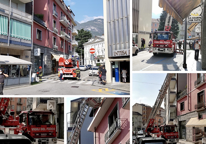Allaccio abusivo al contatore, intervento di Vigili del fuoco, carabinieri ed operai del gas per staccarlo