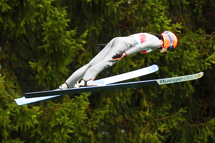 Camilla Comazzi in gara in Germania nella Alpen Cup
