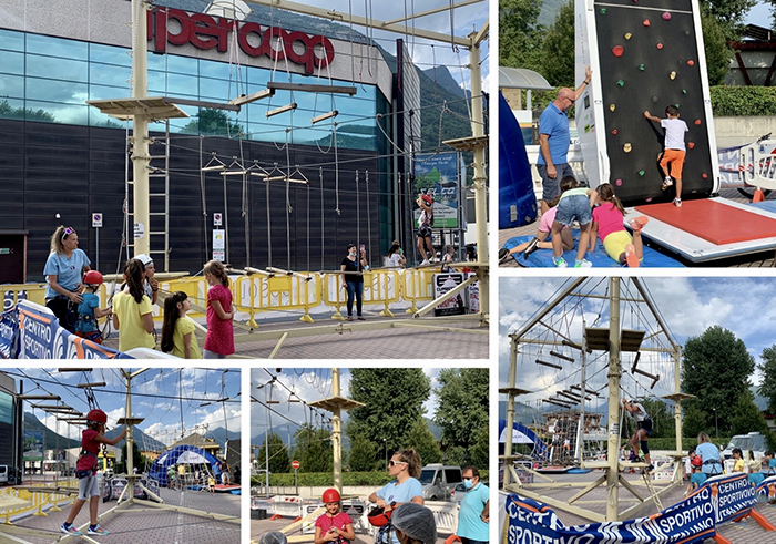 Parco Avventura gratuito per bambini e ragazzi all'Ossola Outdoor Center