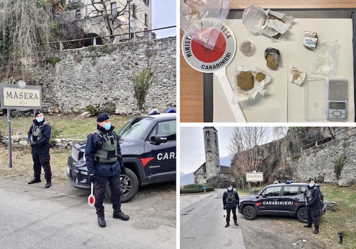 Scatta la “zona gialla” ed il pusher riprende l’attività... 19enne arrestato dai carabinieri