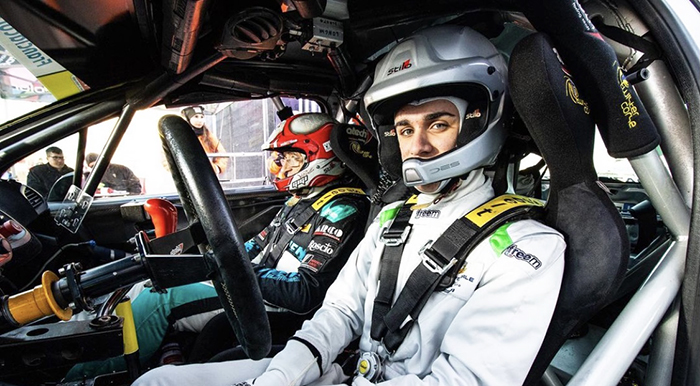 Gabriel Di Pietro al via dell’Irc con i colori della scuderia New Turbomark