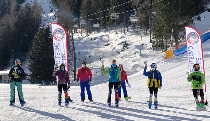 Alessio Vicini del Domobianca si impone nello slalom gigante a Ponte di Legno