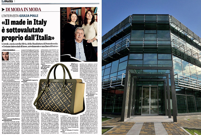Manifattura di Domodossola: su "La Verità" passato, presente e futuro dell'azienda ossolana 