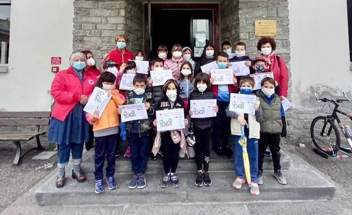 Gli alunni delle Kennedy in visita alla Croce Rossa di Domodossola