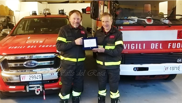 In pensione dopo 40 anni tra i Vigili del fuoco della valle: l'Anzasca ringrazia Ermenegildo “Gildo” Burgener