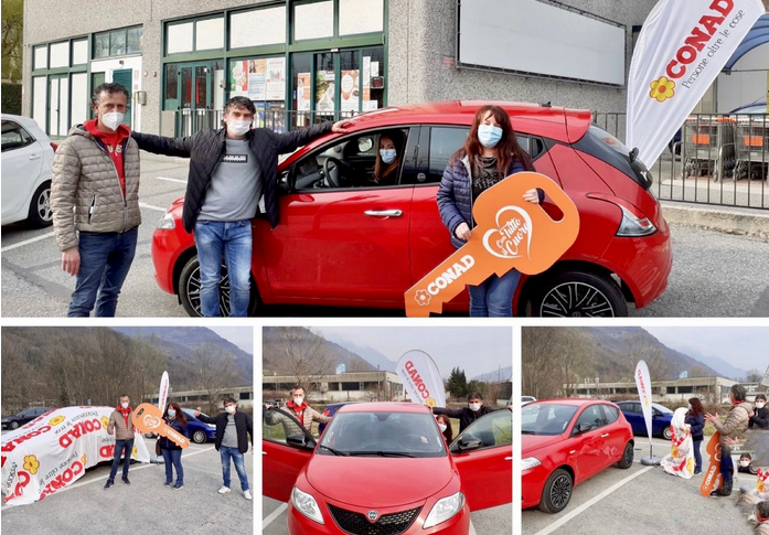 Premosello: l'alluvione gli aveva danneggiato l'auto, vince una Lancia Y al concorso della Conad
