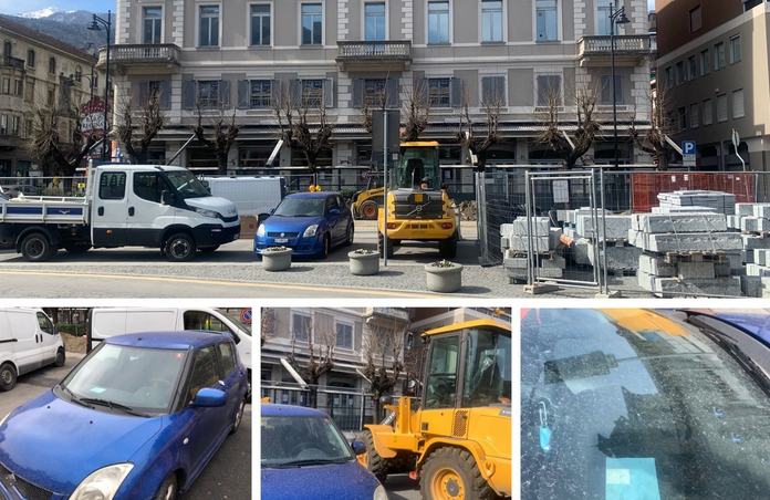 Niente rimozione dell'auto ferma da tempo nel posteggio della stazione perchè è di un disabile. La rettifica chiesta dalla polizia locale 