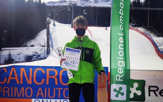 Fabio Ferraris campione regionale di superg categoria Ragazzi