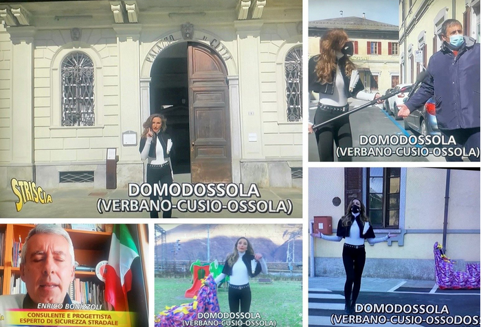 E' andato in onda a Striscia la Notizia il servizio sui posteggi di Domodossola