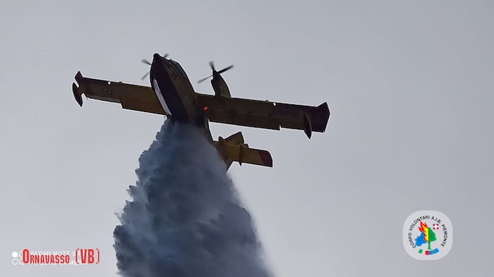Sarebbe accidentale l'incendio di Ornavasso, il sindaco: chi ha visto partire le fiamme mi contatti