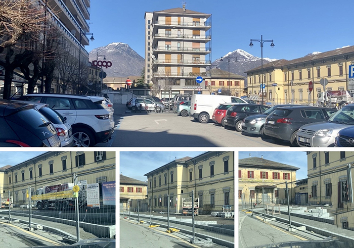 E' pronto da lunedì il posteggio della Stazione. Mai più auto nel posteggio antistante il Bar Regina