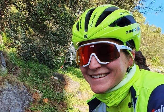 Elisa Longo Borghini seconda alle Strade Bianche di Siena