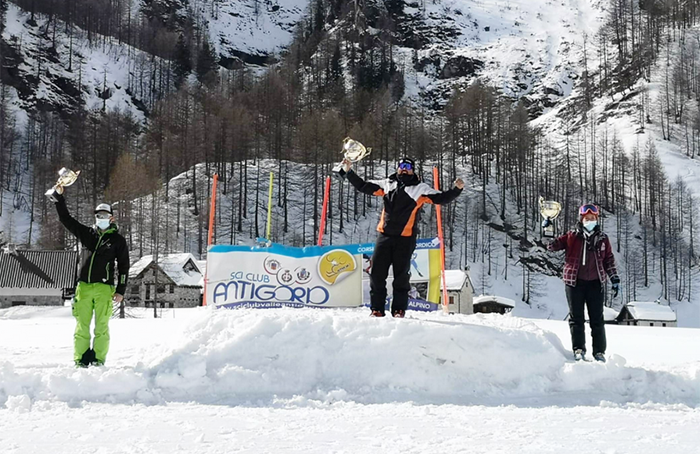  Al Devero  in 130 per il campionato provinciale di slalom dei giovanissimi. Le classifiche