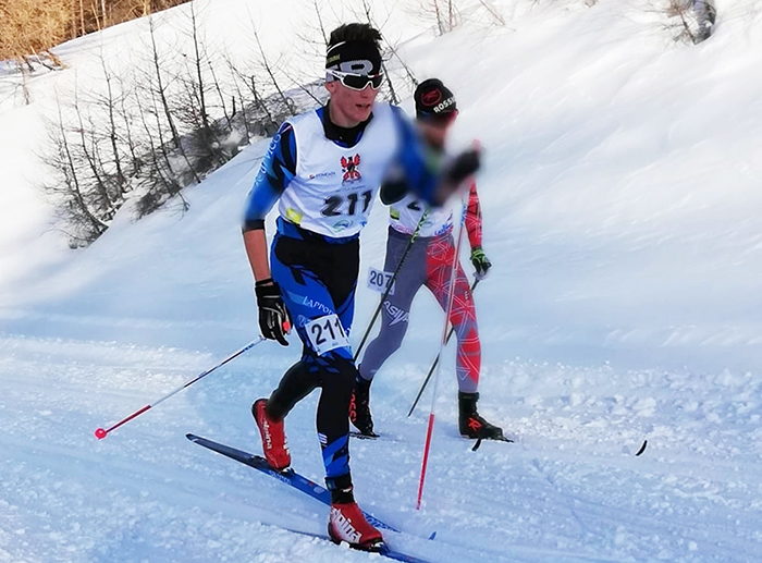 Mauro Balmetti quarto con la staffetta Alpi Centrali ai campionati italiani di sci nordico