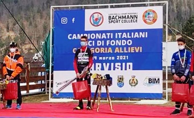 Gabriele Matli campione italiano di sci nordico degli Allievi