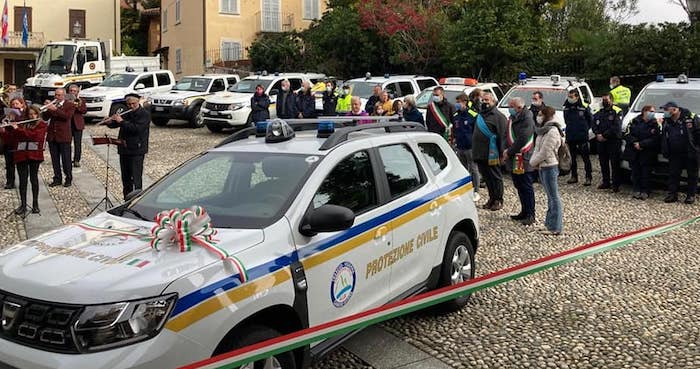 Un nuovo automezzo per la Protezione civile di Cannero Riviera e Trarego-Viggiona