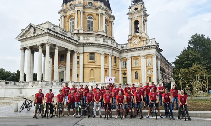 Dalla valle Anzasca a Superga in bici. In 20 per ricordare gli amici Alberto e Agostino. Foto