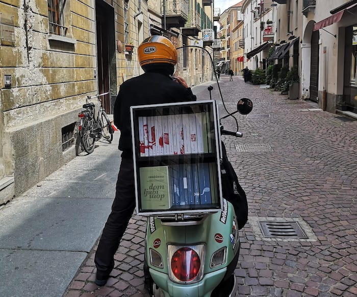 Fa tappa a Verbania il Giro d'Italia librario di Fabio Mendolicchio 