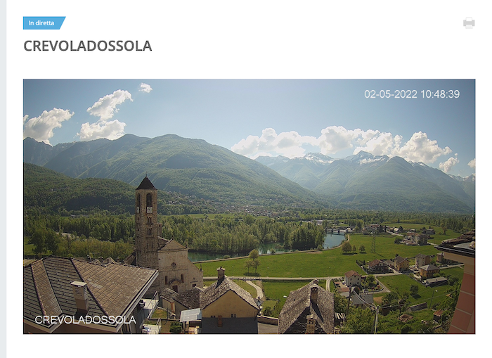Crevoladossola: arriva la webcam turistica 