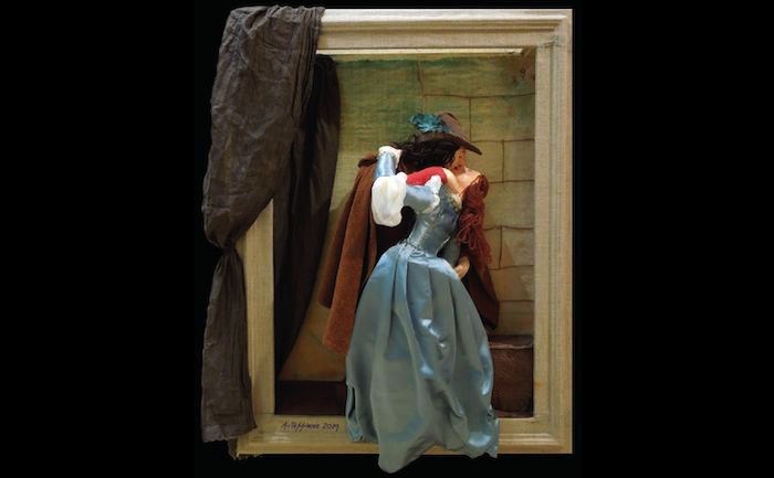 La scuola come una galleria d'arte: esposte al Ferrini le opere di Antonella Cappuccio