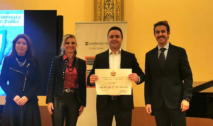 Mattia Rossi secondo al Concorso Lirico Taddei di Genova
