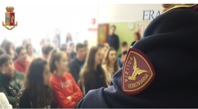 I ragazzi della Floreanini a lezione dalla Polfer