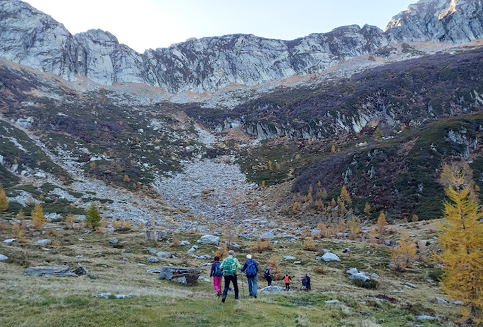 Alle Bocchette di Vald e Cavalla insieme a Gianpaolo Fabbri. Foto