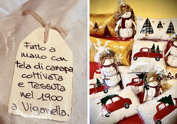 L'antica tela di canapa protagonista dei lavori di Natale a Borgomezzavalle