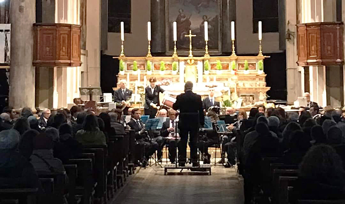 Concerto natalizio del Corpo Musicale domese: le offerte alla casa parrocchiale