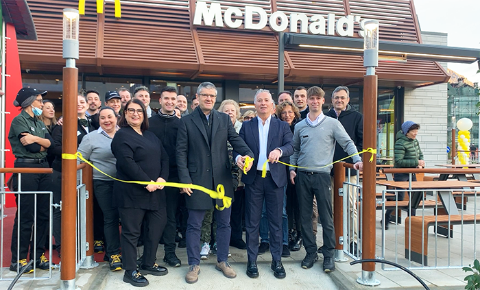 Sabato, festa d'inaugurazione al McDonald's di Gravellona