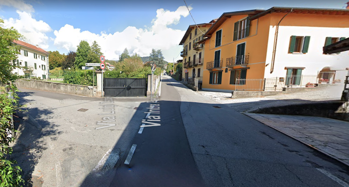 Lavori al via all'incrocio della via Intra Premeno, all'altezza della Sacra Famiglia