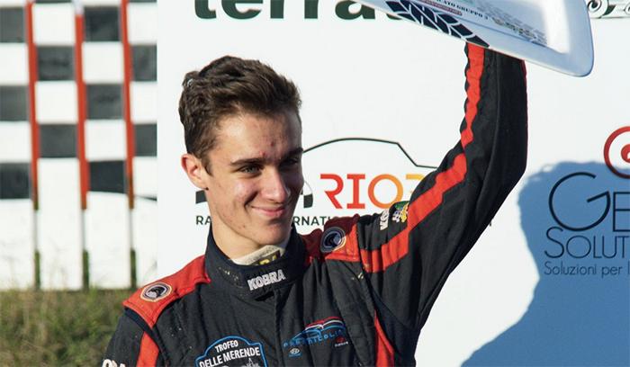 Il pilota ossolano Gabriel Di Pietro scelto da Aci e Pirelli per partecipare al FIA Rally Stars, format per i nuovi talenti dei rally