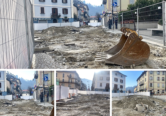 Partiti i lavori in piazza Tibaldi, cambiata la viabilità in centro città