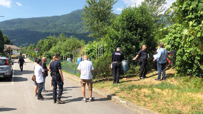 Orti lungo il muraglione del Bogna: sopralluogo di carabinieri e demanio dopo una denuncia