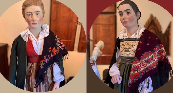 Restaurati gli antichi manichini coi costumi tradizionali dell'Ossola, la presentazione sabato 