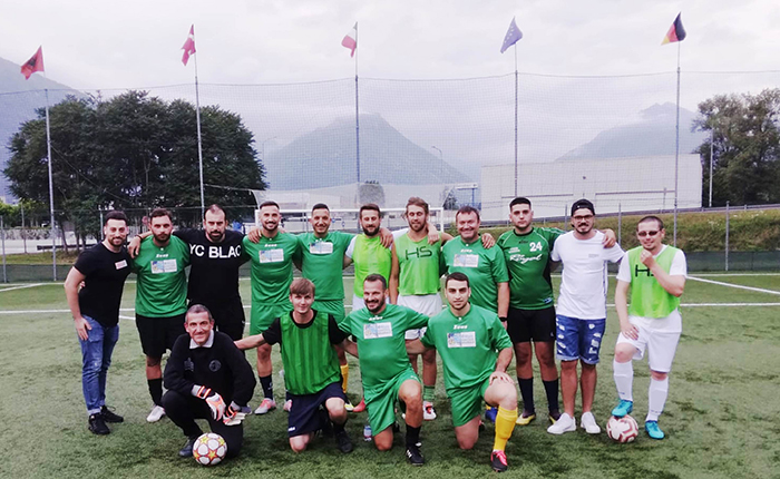La squadra della Roba ducia vince il torneo di calcio alle Nosere