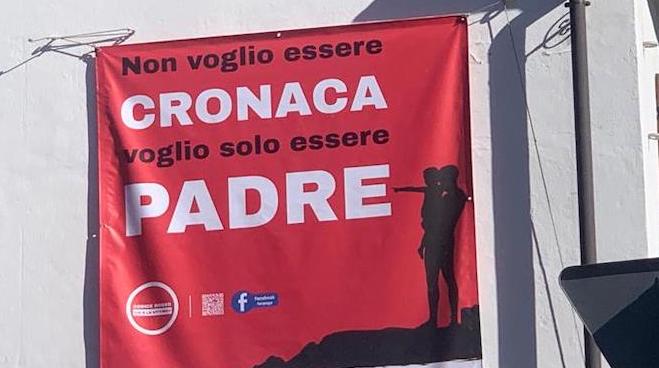 Voglio solo essere padre: la protesta di un genitore ossolano 