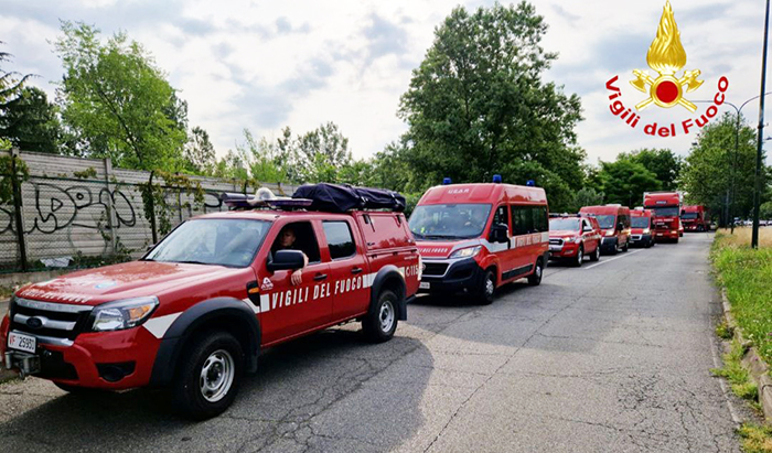Maxi esercitazione in Alta Savoia tra Vigili del fuoco francesi e piemontesi. Presente anche il Vco
