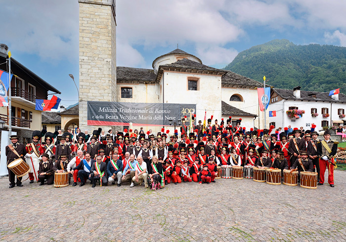Proseguono i festeggiamenti della Milizia di Bannio Anzino. Estratti gli Ufficiali Superiori