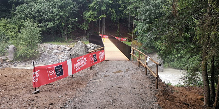 Macugnaga: aperto il nuovo ponte sull’Anza in località Ronco. Foto