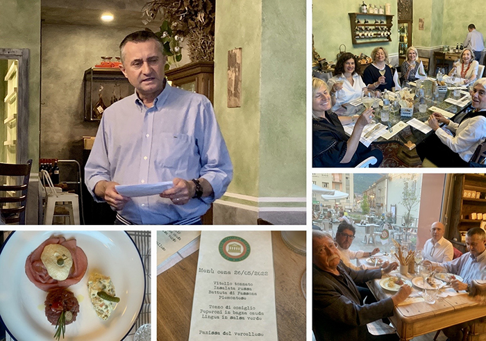 La panissa vercellese del "Pane & vino” di Domodossola per la Delegazione Val d’Ossola dell’Accademia della Cucina Italiana