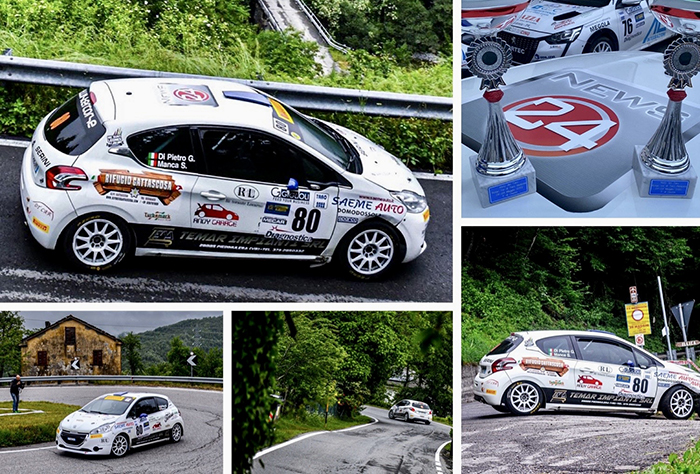 Gabriel Di Pietro vince la Classe R2B, è primo degli under 25 e 22° assoluto al Rally del Taro