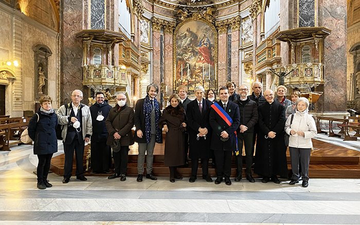 Celebrazioni romane per l’anniversario di fondazione dell’Ente Istituto Pubblico di Anzino. Foto