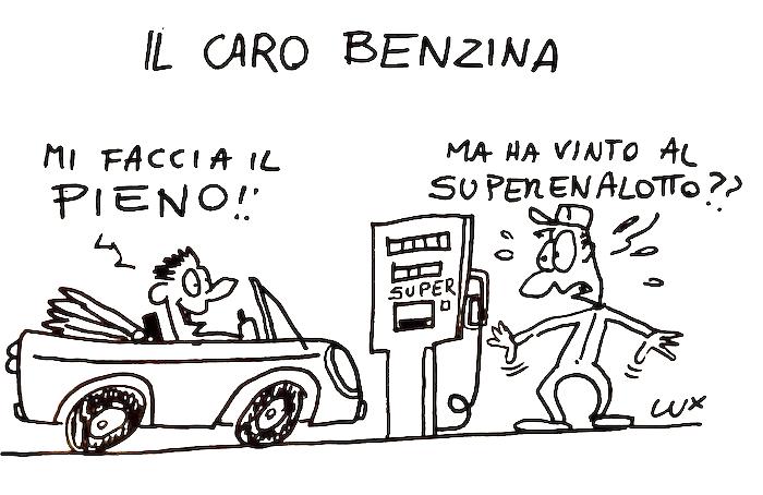 La vignetta di Lux: quando fare il pieno è un lusso 