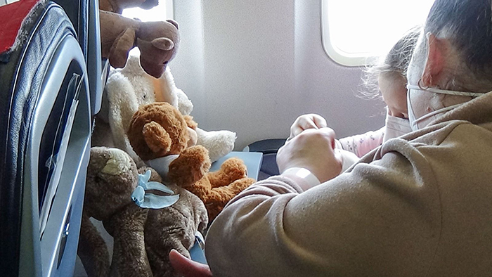 Dall’Ucraina al Piemonte: in salvo altri 9 piccoli pazienti oncologici. Foto